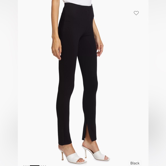 NWT - Anine Bing Max Split Leg Pant - size 36 - black - Picture 1 of 10